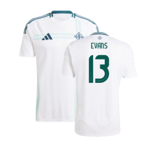 2024-2025 Northern Ireland Away Shirt (Evans 13)