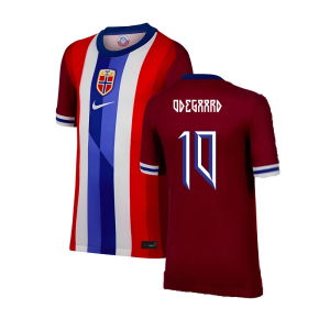 2024-2025 Norway Home Shirt (Kids) (ODEGAARD 10)