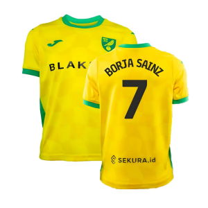 2024-2025 Norwich Home Shirt (Kids) (Borja Sainz 7)