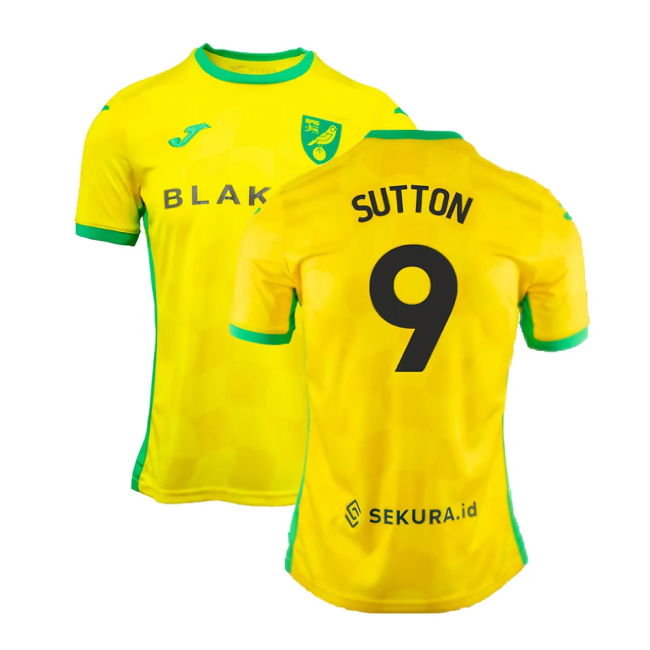 2024-2025 Norwich Home Shirt (Sutton 9)