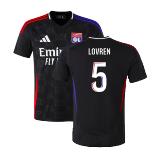 2024-2025 Olympique Lyon Away Shirt (Lovren 5)