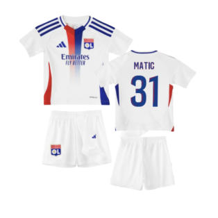 2024-2025 Olympique Lyon Home Mini Kit (Matic 31)