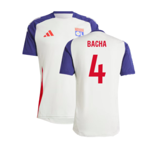2024-2025 Olympique Lyon Training Jersey (White Tint) (Bacha 4)