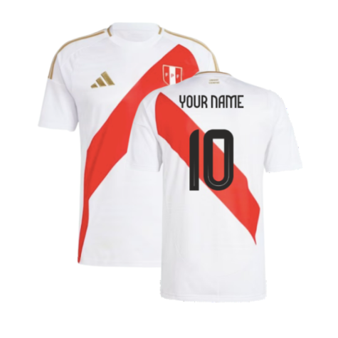 2024-2025 Peru Home Shirt (Your Name)