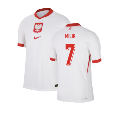 2024-2025 Poland Home Shirt (Kids) (Milik 7)