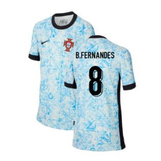 2024-2025 Portugal Away Shirt (Kids) (B.Fernandes 8)