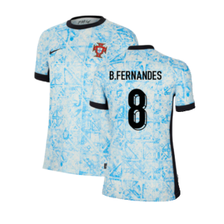 2024-2025 Portugal Away Shirt (Womens) (B.Fernandes 8)