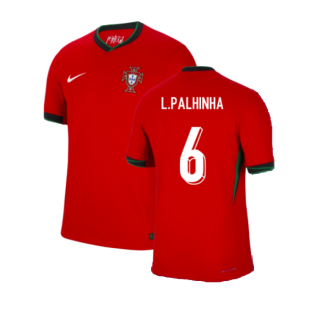 2024-2025 Portugal Dri-Fit ADV Match Home Shirt (L.Palhinha 6)