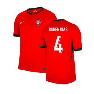 2024-2025 Portugal Home Shirt (Ruben Dias 4)