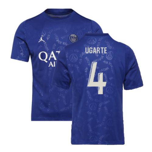 2024-2025 PSG Academy Pro Fourth Pre-Match Top (Blue) (Ugarte 4)