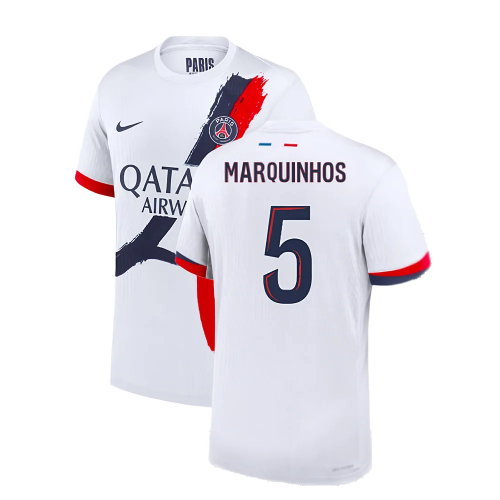 2024-2025 PSG Away Authentic Dri-ADV Shirt (Marquinhos 5)