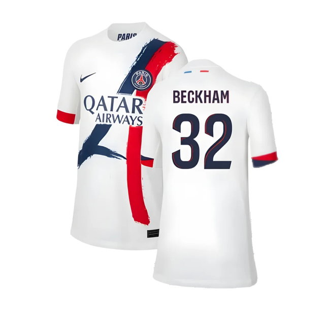 2024-2025 PSG Away Shirt (Kids) (Beckham 32)
