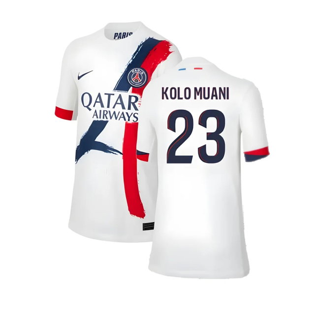 2024-2025 PSG Away Shirt (Kids) (Kolo Muani 23)