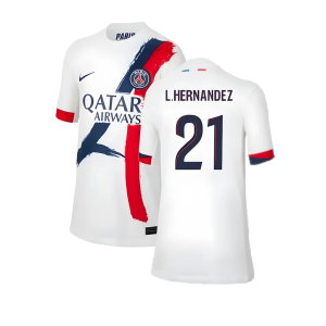 2024-2025 PSG Away Shirt (Kids) (L.Hernandez 21)