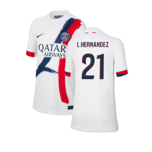 2024-2025 PSG Away Shirt (Kids) (L.Hernandez 21)