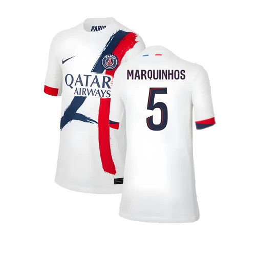 2024-2025 PSG Away Shirt (Kids) (Marquinhos 5)