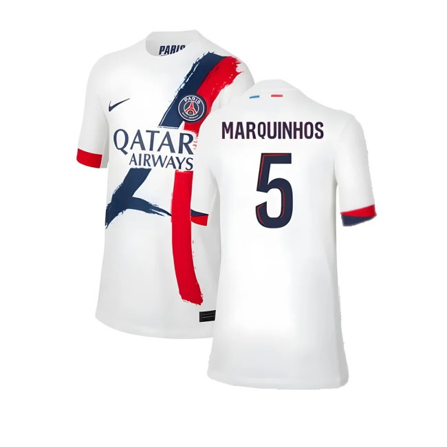 2024-2025 PSG Away Shirt (Kids) (Marquinhos 5)