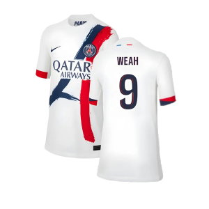 2024-2025 PSG Away Shirt (Kids) (Weah 9)