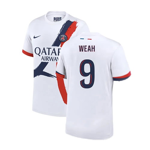 2024-2025 PSG Away Shirt (Weah 9)