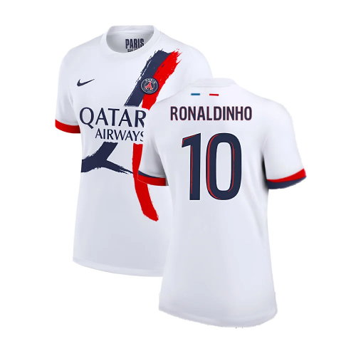2024-2025 PSG Away Shirt (Womens) (Ronaldinho 10)