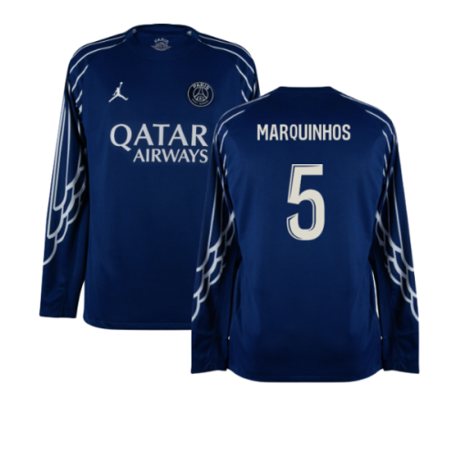2024-2025 PSG Fourth Long Sleeve Shirt (Marquinhos 5)