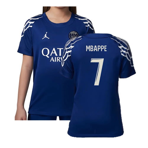 2024-2025 PSG Fourth Shirt (Kids) (Mbappe 7)