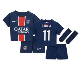 2024-2025 PSG Home Infants Baby Kit (Ginola 11)