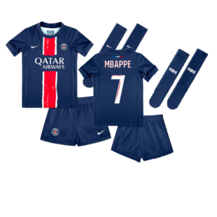 2024-2025 PSG Paris Saint Germain Home Mini Kit (Mbappe 7)