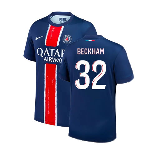 2024-2025 PSG Paris Saint Germain Home Shirt (Beckham 32)