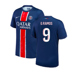 2024-2025 PSG Paris Saint Germain Home Shirt (Kids) (G.Ramos 9)