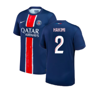 2024-2025 PSG Paris Saint Germain Home Shirt (Kids) (Hakimi 2)