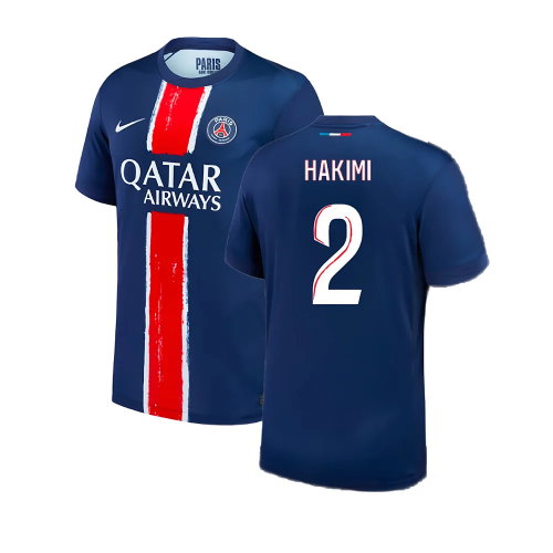 2024-2025 PSG Paris Saint Germain Home Shirt (Kids) (Hakimi 2)