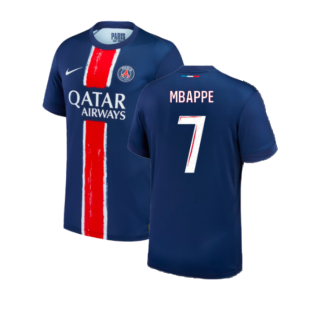 2024-2025 PSG Paris Saint Germain Home Shirt (Kids) (Mbappe 7)