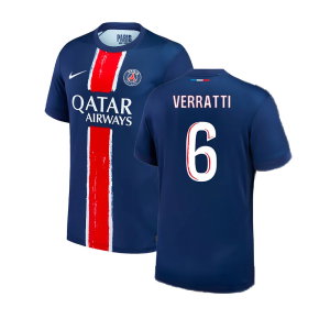 2024-2025 PSG Paris Saint Germain Home Shirt (Kids) (Verratti 6)