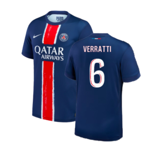 2024-2025 PSG Paris Saint Germain Home Shirt (Kids) (Verratti 6)