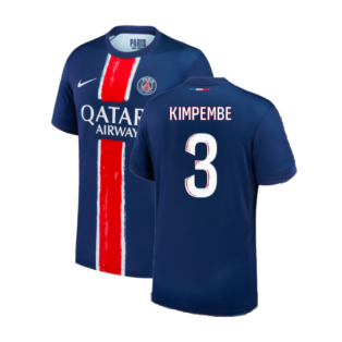2024-2025 PSG Paris Saint Germain Home Shirt (Kimpembe 3)