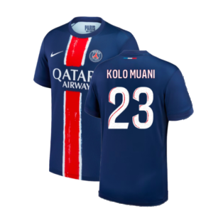 2024-2025 PSG Paris Saint Germain Home Shirt (Kolo Muani 23)