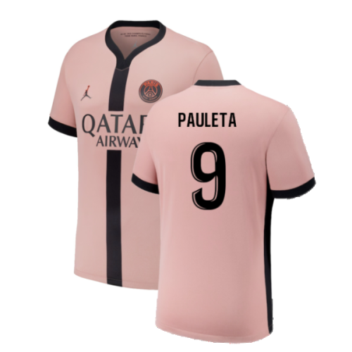 2024-2025 PSG Paris Saint Germain Third Shirt (Kids) (Pauleta 9)