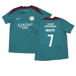 2024-2025 PSG Strike Dri-Fit Training Shirt (Teal) - Kids (Mbappe 7)