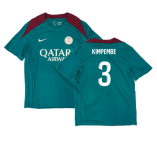2024-2025 PSG Strike Dri-Fit Training Shirt (Teal) (Kimpembe 3)