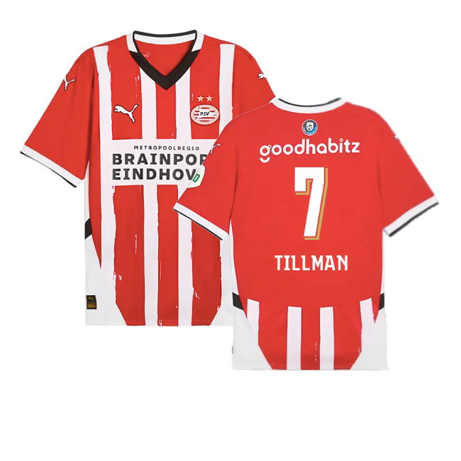 2024-2025 PSV Eindhoven Home Shirt (Tillman 7)