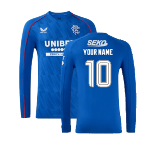 2024-2025 Rangers Long Sleeve Home Shirt