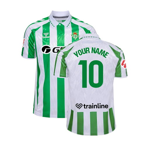 2024-2025 Real Betis Home Shirt (Kids) (Your Name) 2024-2025 Real Betis Home Shirt (Kids) (Your Name)
