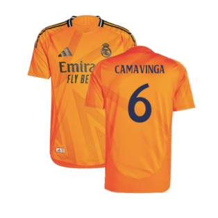 2024-2025 Real Madrid Authentic Away Shirt (Camavinga 6)