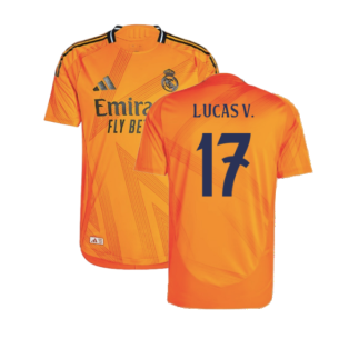 2024-2025 Real Madrid Authentic Away Shirt (Lucas V. 17)