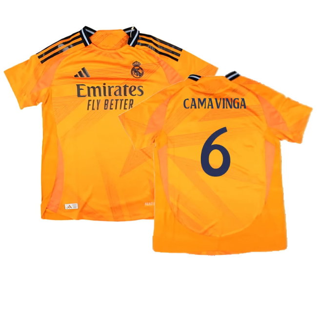 2024-2025 Real Madrid Authentic Away Shirt (Womens) (Camavinga 6)