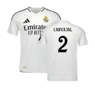 2024-2025 Real Madrid Authentic Home Shirt (Carvajal 2)