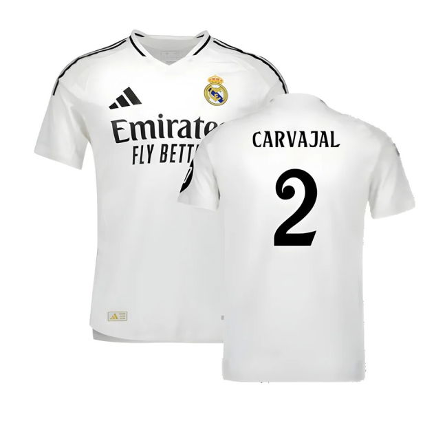 2024-2025 Real Madrid Authentic Home Shirt (Carvajal 2)