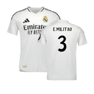 2024-2025 Real Madrid Authentic Home Shirt (E.Militao 3)