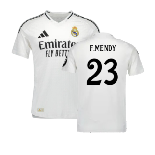 2024-2025 Real Madrid Authentic Home Shirt (F.Mendy 23)
